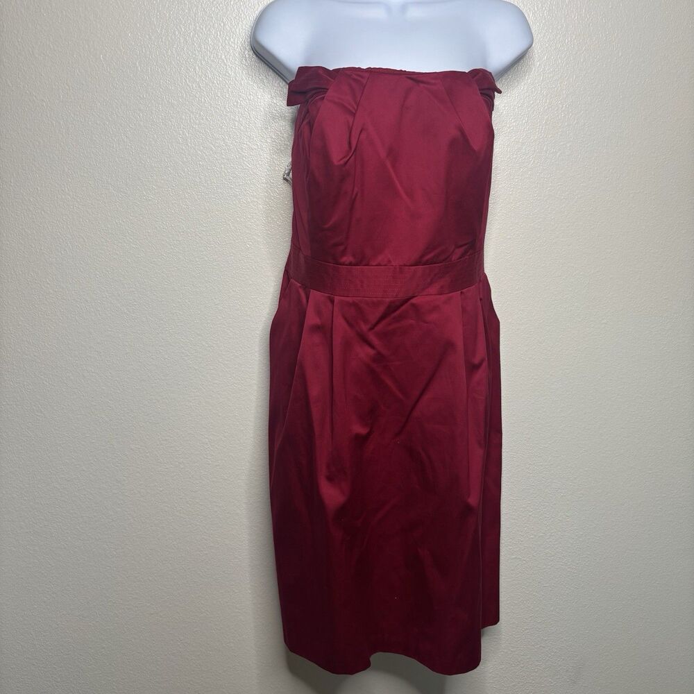 NWT!! David’s Bridal Short Strapless STYLE#84725 Size 16 Color Apple - Picture 3 of 14